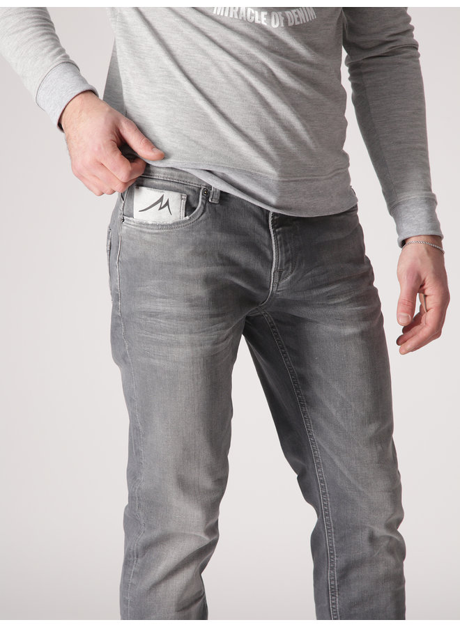 Broek Marcel slim fit medus grey jogg