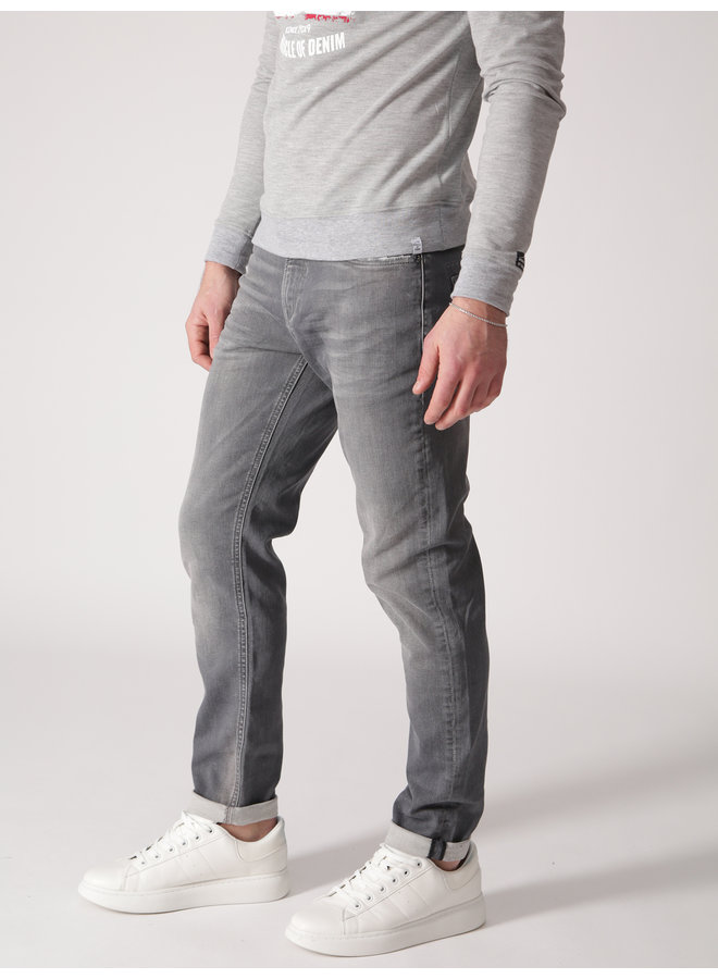 Broek Marcel slim fit medus grey jogg