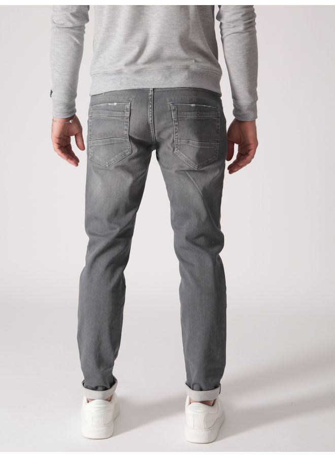 Broek Marcel slim fit medus grey jogg