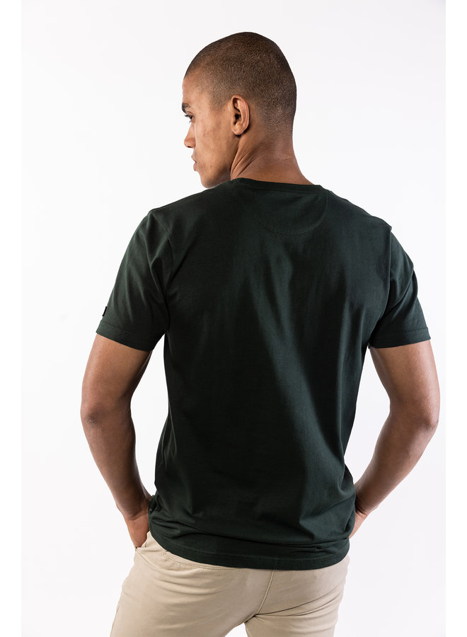 T-shirt Conner basic dark green