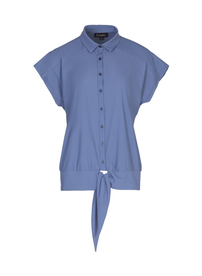 Blouse Nori staalblauw