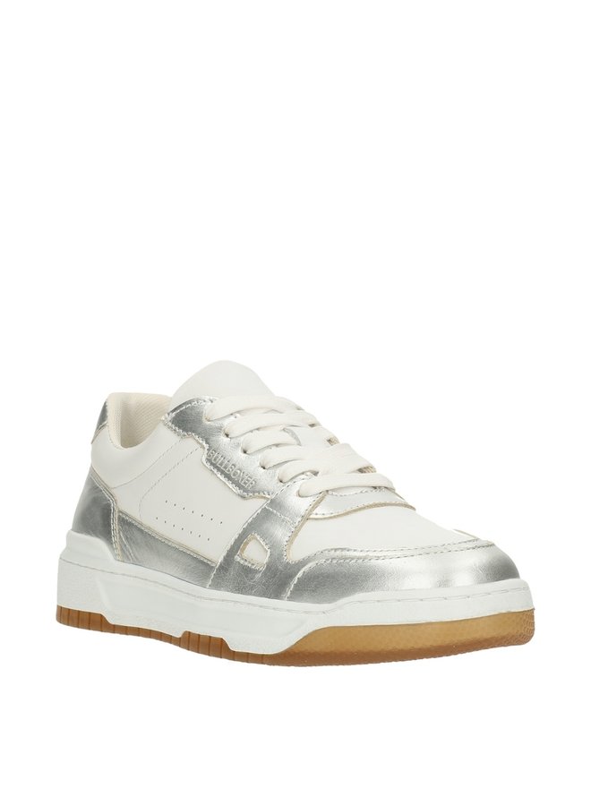 Sneakers zilver/wit