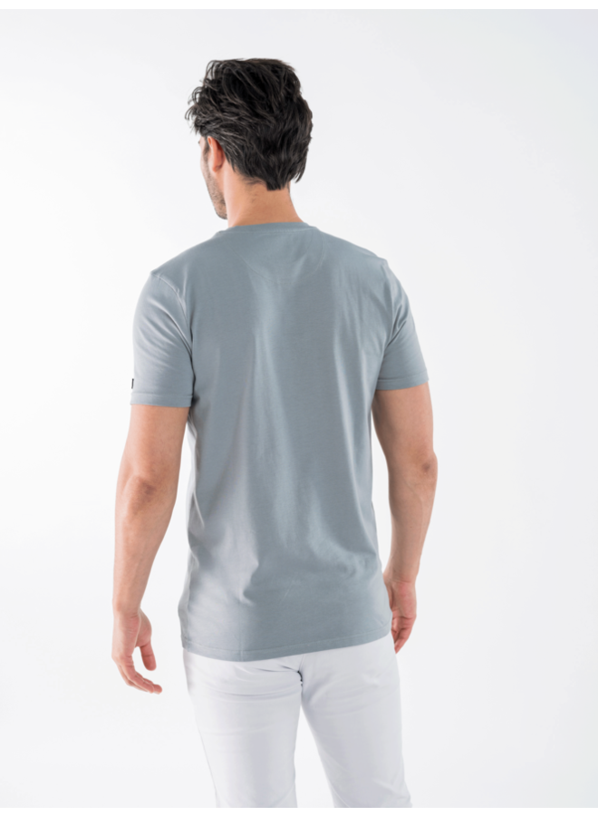 T-shirt Conner basic blue grey