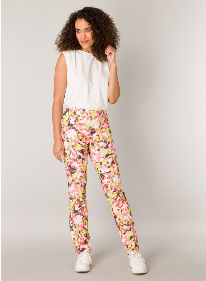 Broek Kiyano offwhite/multicolour