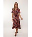 G-Maxx Jurk Anastasia zwart/poppy