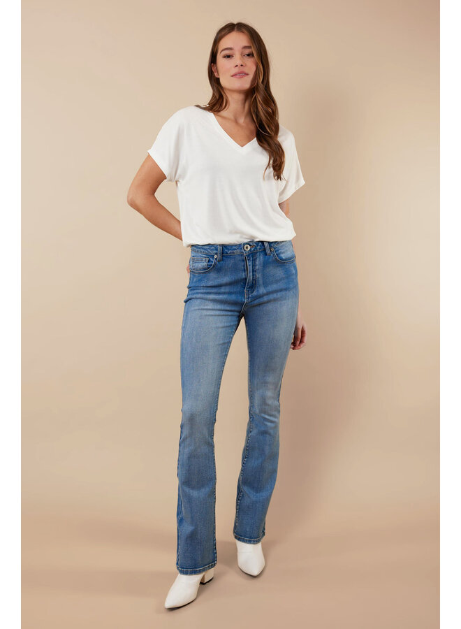 Broek Verolin jeans denim lichtblauw