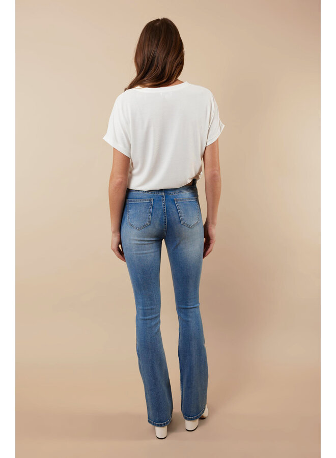 Broek Verolin jeans denim lichtblauw
