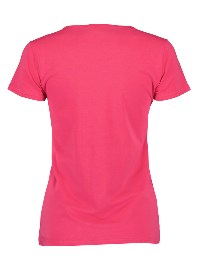 T-shirt Seven ronde hals rood 105799