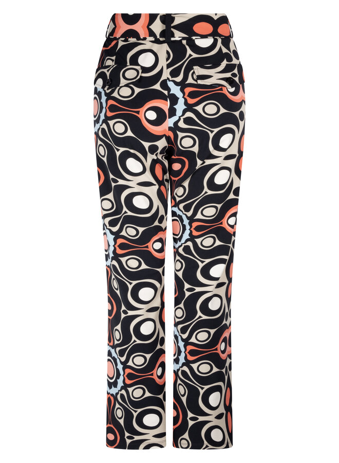 Broek 241 Fame printed navy