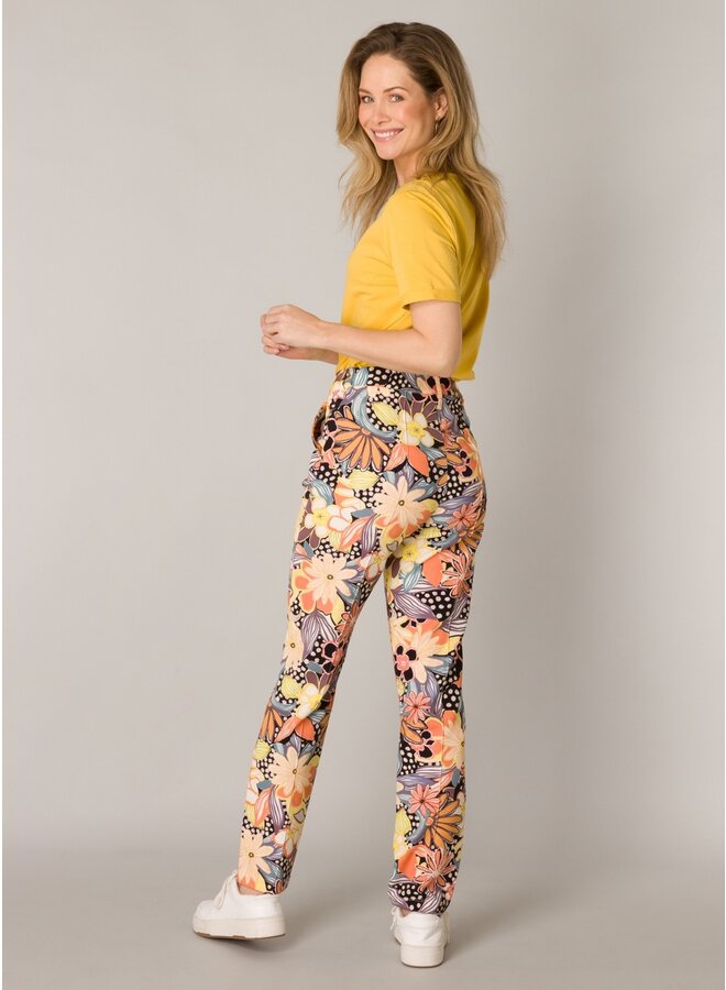 Broek Lynn black/multicolor