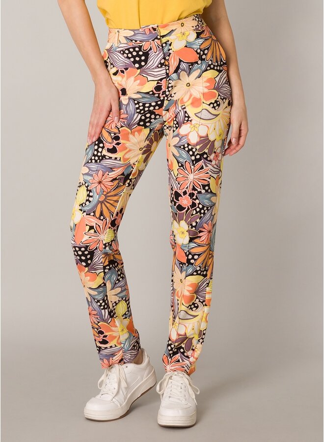 Broek Lynn black/multicolor