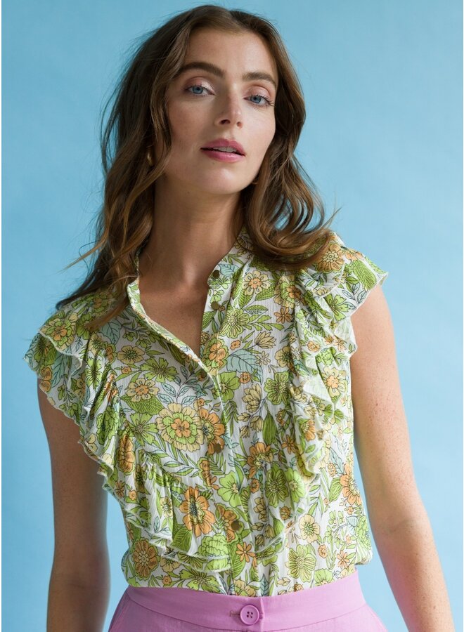 Top Malina green/multi-colour