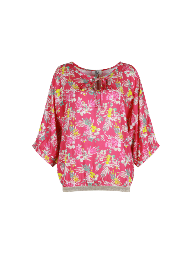 Blouse Aeris bright pink/hibiscus