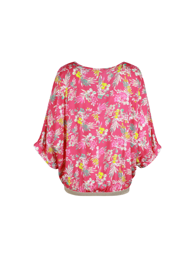 Blouse Aeris bright pink/hibiscus