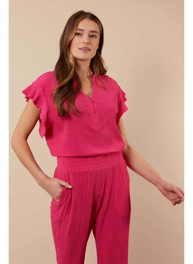 Top Ainoa bright pink