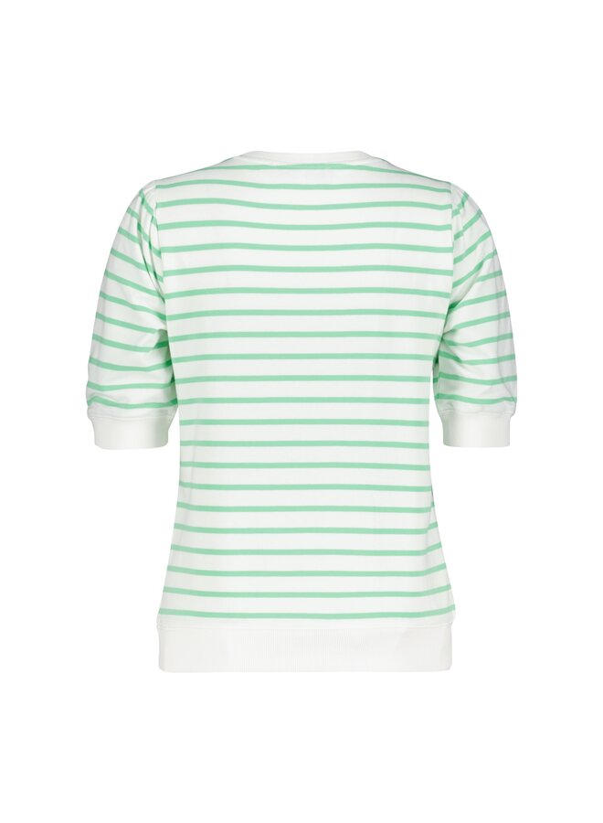 Sweater Terry stripe summergreen