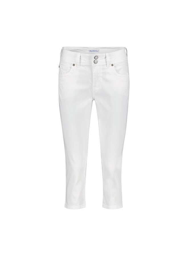 Broek Romy capri colour white