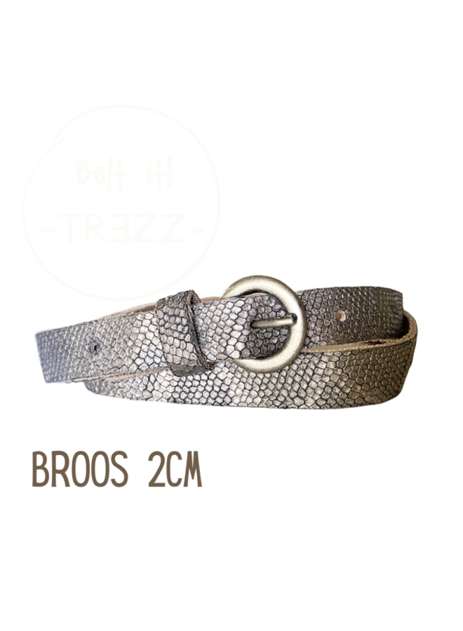 Riem Broos glitter donkergrijs