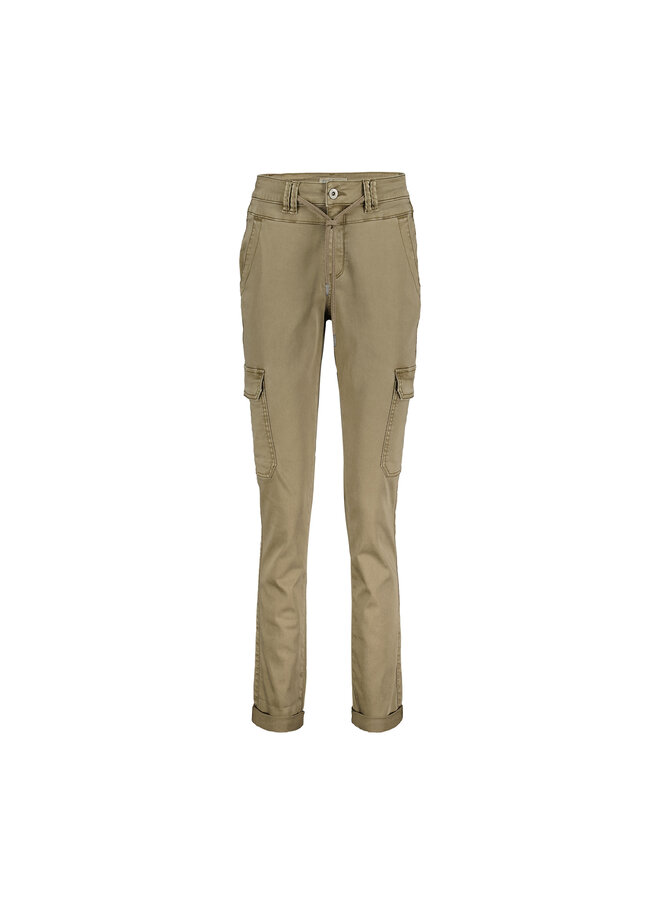 Broek Cargo jog colour olive