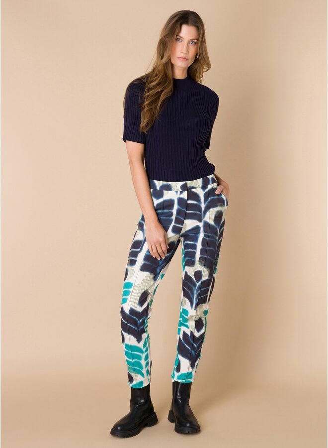 Broek Babet night blue/multi