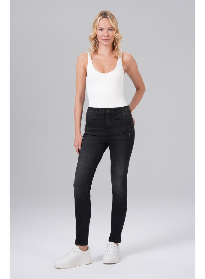 Broek Suzy skinny fit candy black