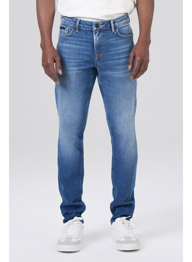 Broek Marcel slim mid blue