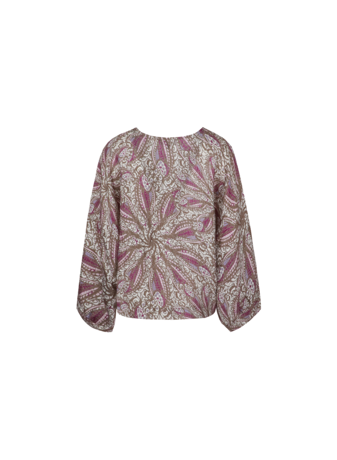 Top Kiara gravel/warm purple