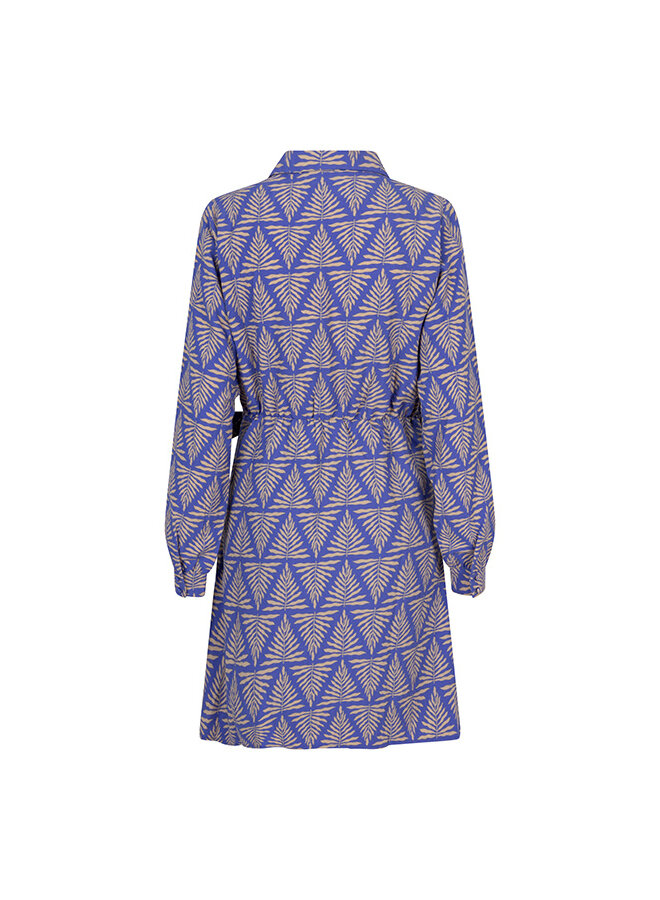 Jurk Sem zigzag leaves print