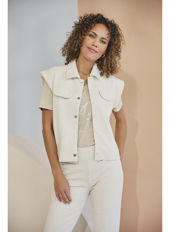 Gilet 251 Josine off white