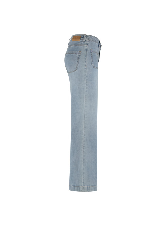 Broek Colette Frontpatchpockets bleach