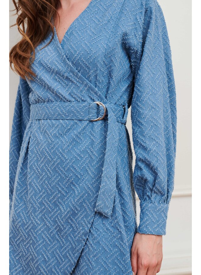 Jurk Flore denim blue
