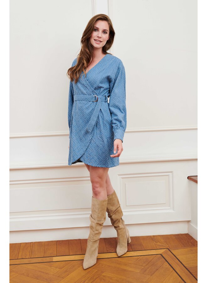 Jurk Flore denim blue