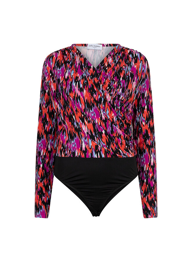 Body Saar faded stripe print