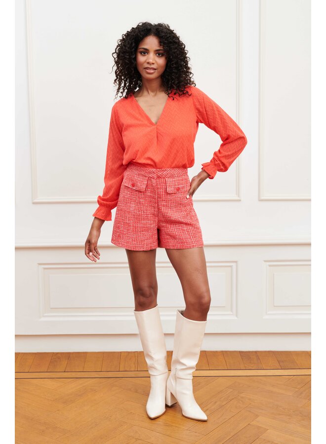 Blouse Jip coral