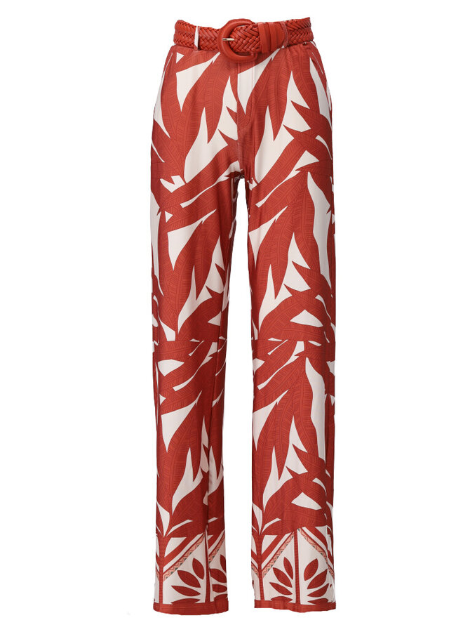 Broek A111 met design & riem