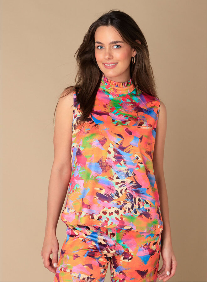 Top Nuna bright rose/multi color