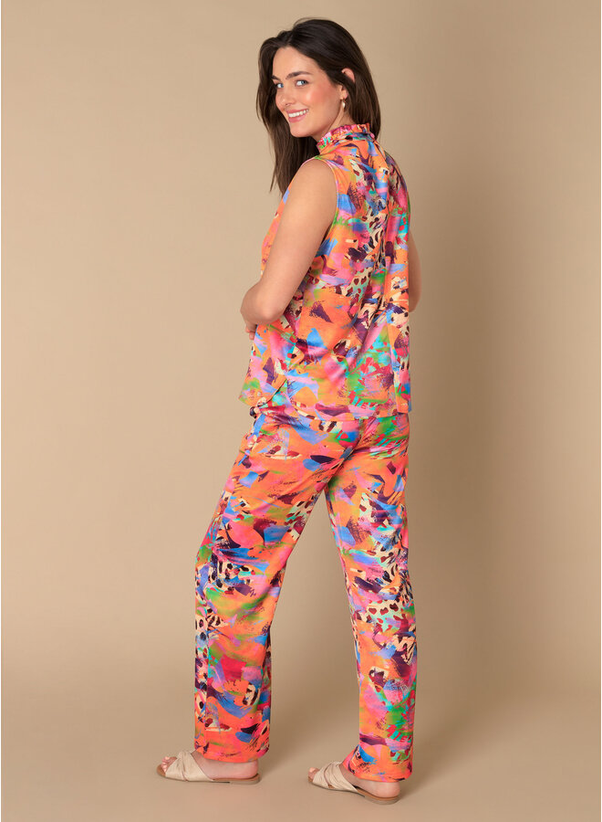 Top Nuna bright rose/multi color