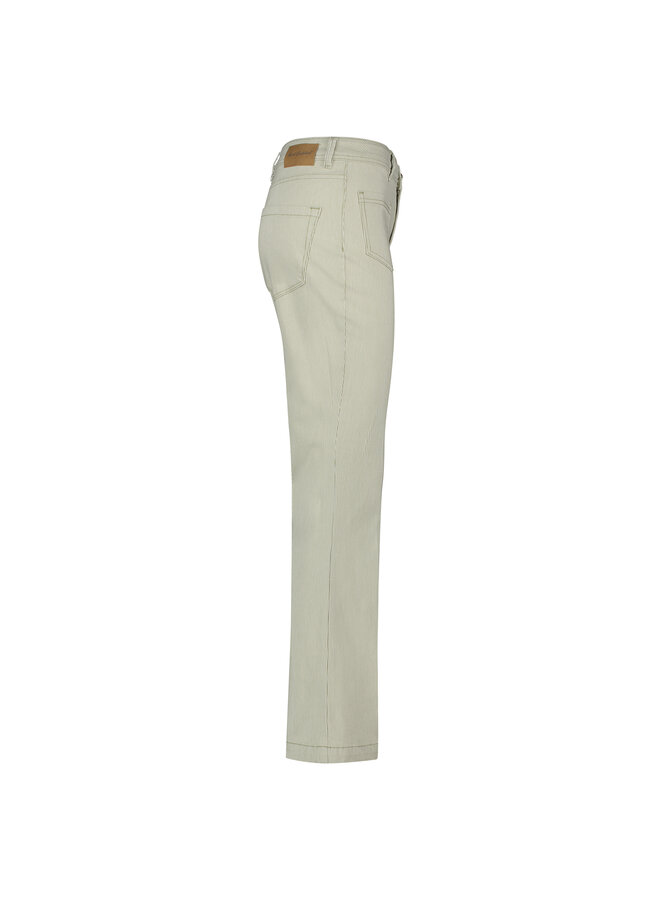 Broek Babette patchpockets denim stripe summersage