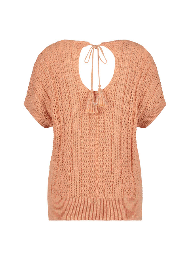 Top Jerry lurex ajour coppertan