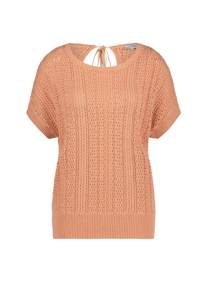 Top Jerry lurex ajour coppertan