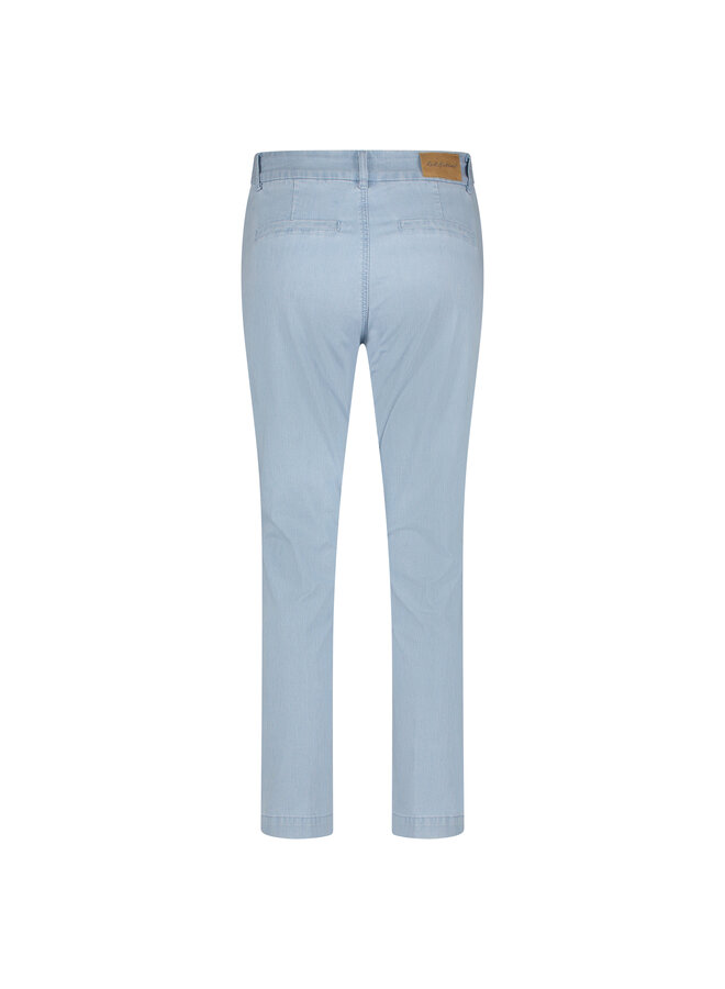 Broek Diana fancy chambray bleach blue