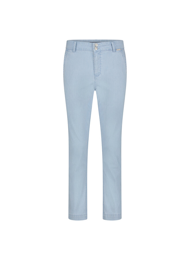 Broek Diana fancy chambray bleach blue