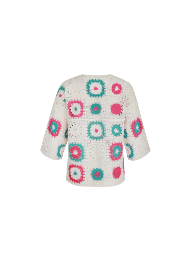 Vest Barza wool white