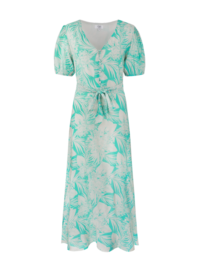 Jurk Lorca sand/pool blue
