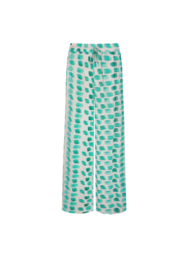 Broek Zafra sand/pool blue