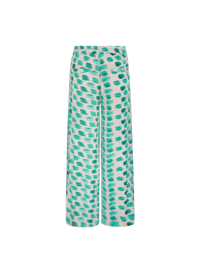 Broek Zafra sand/pool blue