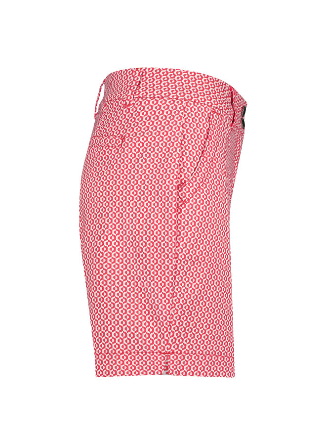 Short Ava fancy dot red