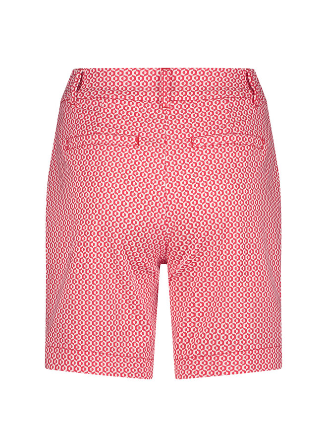 Short Ava fancy dot red