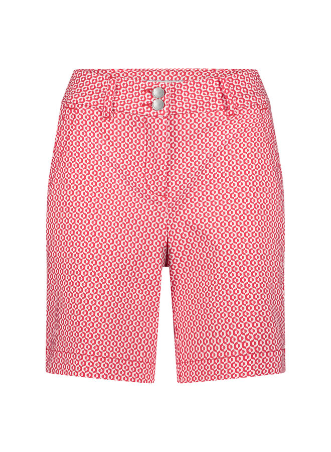 Short Ava fancy dot red