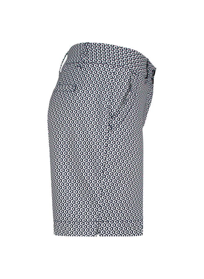 Short Ava fancy dot darkblue